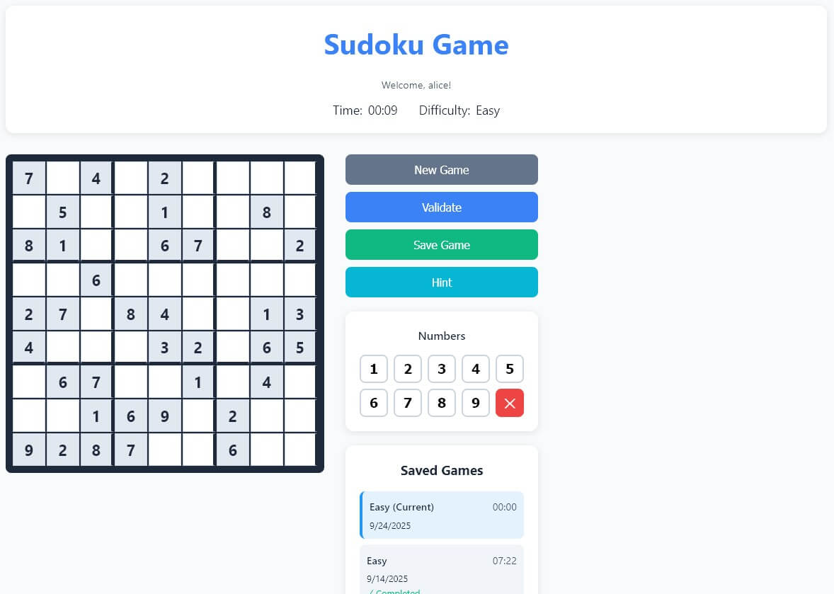 Perplexity Sudoku screenshot