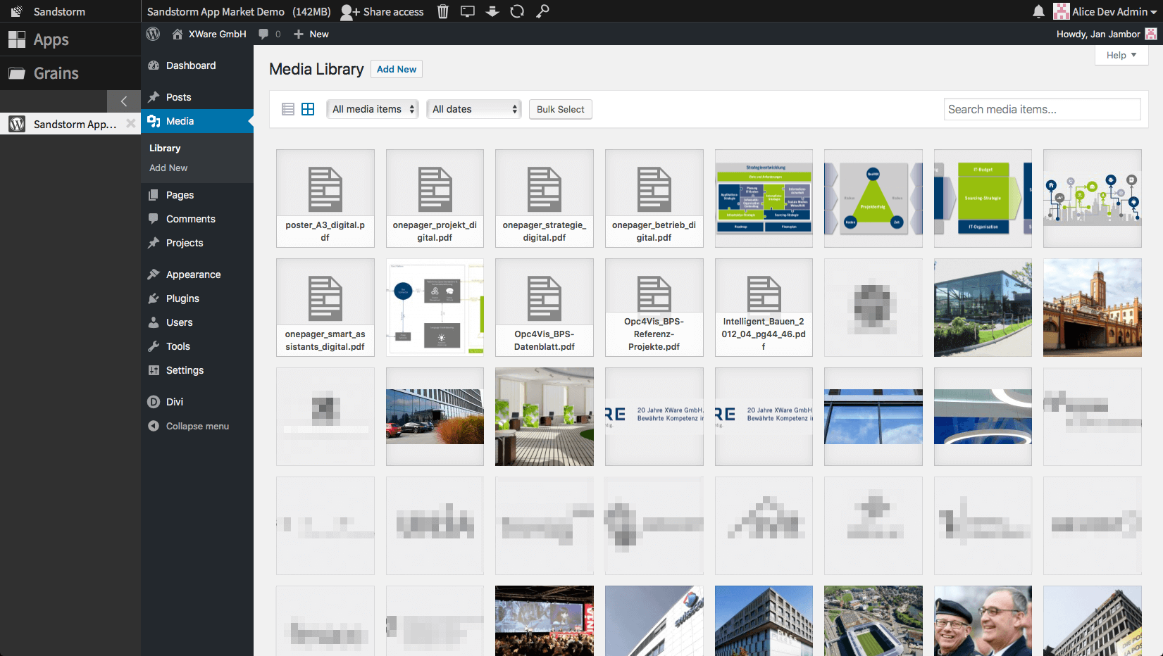 WordPress screenshot