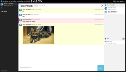Let's Chat screenshot