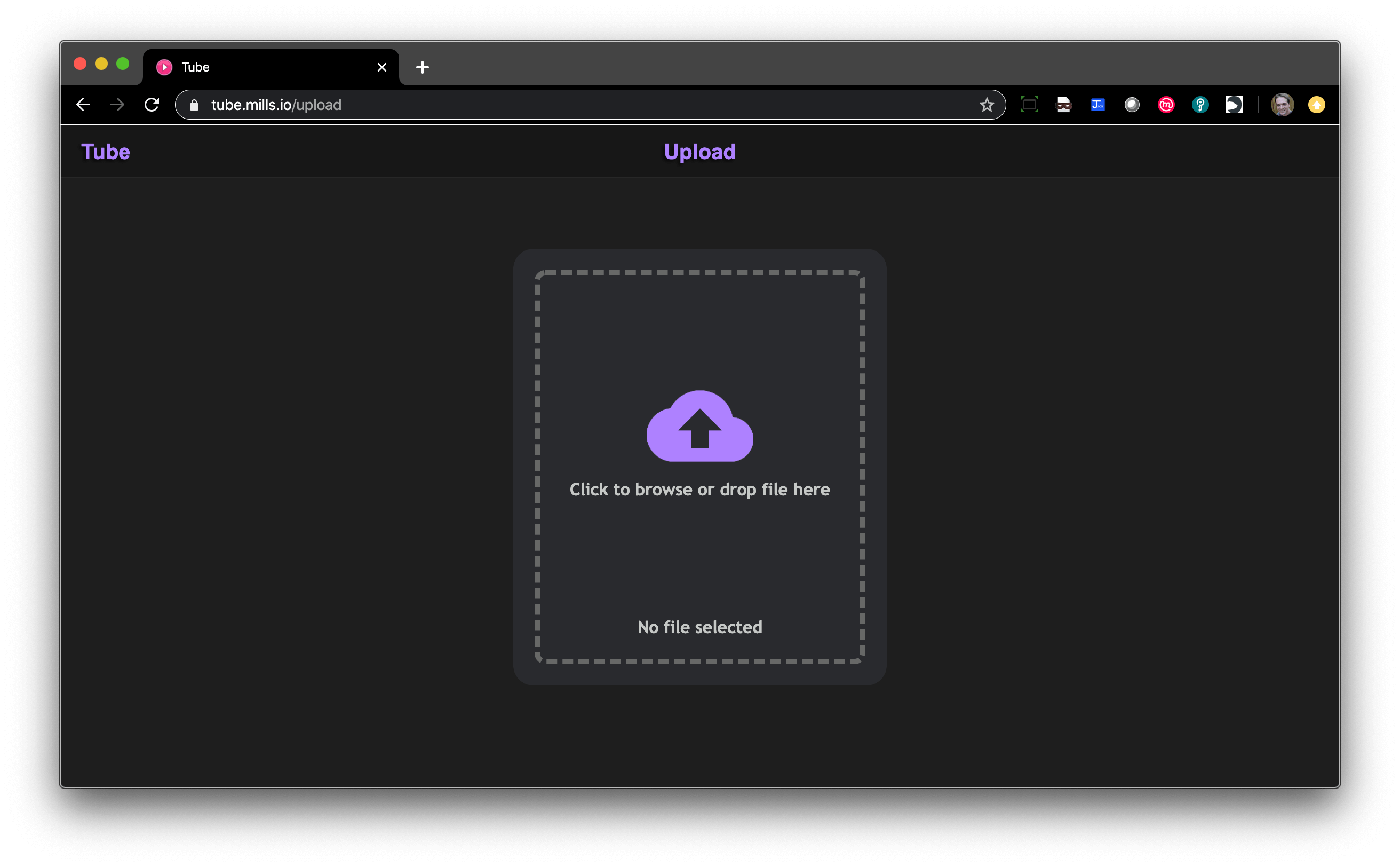 Tube screenshot