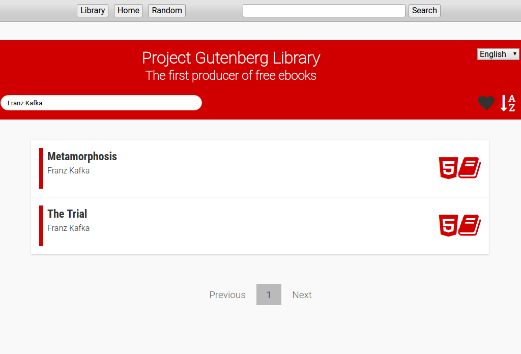 Kiwix screenshot