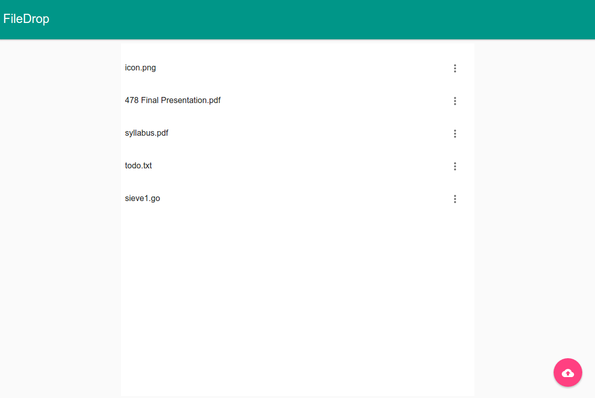 FileDrop screenshot