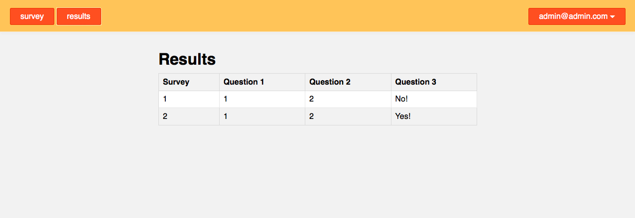 Quick Survey screenshot