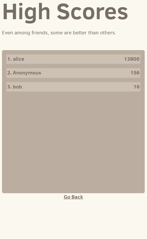 2048 screenshot